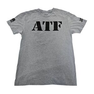 Palmetto State Armory ATF All The Firearms Gray Graphic T-Shirt Mens Large PSA